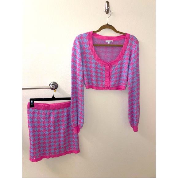 Clueless Inspired Pink Plaid Two-Piece Set - Picture 2 of 6